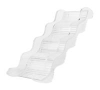 SEWOART Acrylic Hamster Ramp Ladder with Wave Design for Small Animals Climbing Platform for Mice Rats Chinchillas and Sugar Gliders Easy-clean Pet Cage Accessory to Enhance Agility and