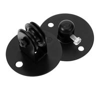 SEWOART Adjustable Ceiling Mount Pulley Wheel for Pendant Lighting Black Iron Pulley Attachment for Ceiling Light Fitting Space Optimisation Accessory