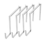 SEWOART Adjustable Tombstone Wreath Hook 4pcs Stainless Steel Silver