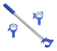 SEWOART Adjustable Window Opener Pole for Precise Control and Simple Operation 3pcs with Heavy Duty Plastic and Metal Construction, Telescopic Drapery Pull Rod for Living Room and School