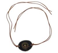 SEWOART Adult Single Eye Cover Black Pu Material Comfortable Breathable Pirate Elements Eye Patch for Halloween Party with Retro Punk Pattern Design Random Color
