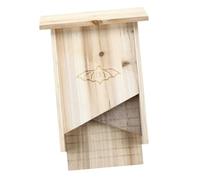 SEWOART Backyard Bat House Handmade Bat Box for Outdoor Garden Decor Lightweight Easy to Install Habitat