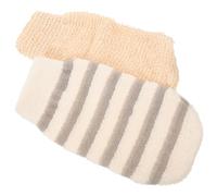 SEWOART Bathing Supply Pcs Exfoliating Mittens Scrubbing Gloves for Body Rich Foaming Spa-like Experience