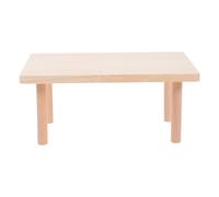 SEWOART Beige Wooden Hamster Board Second Floor Design Providing a Funny and Safe Environment Sense of Safety Hamster Plaything for Natural Small Pet Habitat Accessories