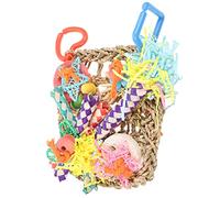 SEWOART Bird Chew Toy Parrot Toy Birdcage Hanging Chew Mat Seaweed Mat for Parakeet Pet Chewing Toy Bird Foraging Toy