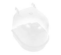 SEWOART Bird Shower Box Parakeet Cage Accessories Parakeet Bath Box Parrot Cube Bird Tub