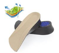 SEWOART Black Shoe Insoles 1 Pair of 3.5cm Height Increase Inserts Heel Lifts for Women Men