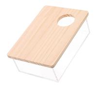SEWOART Box Hamster Sand Tub Drain Guinea Pig Litter Tray Guinea Pig Cage Liner Washable Small Pet Supplies Bath Chinchilla Fountain Rat Beds Chinchilla Bathtub Cages Hamster Nest Acrylic