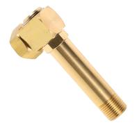 SEWOART Brass Garden Hose Reel Swivel Adapter to Thread Coupler Stable Replacement Elbow Fitting for Leak Prevention Brass Hose Reel Parts for Easy Installation