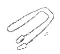 SEWOART Buckle Chain Parrot Anklet Stainless Steel Bird Foot for Parrots Anti-bite Design Safe and Convenient for Home Use for and Play
