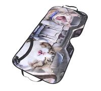 SEWOART Car Windshield Sunshade Cat Pattern Durable Foil Front Window Cover Heat Reflective Sun Shield for Various Vehicle Models Easy Installation and Storage