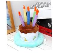 SEWOART Cartoon Dog Birthday Hat Pet Party Decorations Adjustable Dog Hat for Chihuahua Yorkie Maltese Beagle