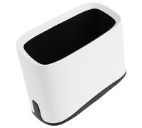 SEWOART Cat Litter Scoop Organizer White Plastic Storage Base Removable Scoop Stand with Smart Filtration System Stable Holder for Efficient Waste Cleanup and Litter Box Tools