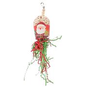 SEWOART Christmas Hanging Bird Toy for Parrots Natural Chewing and Biting Decor for Birdcages Fun and for Pet Birds during The Holiday Season
