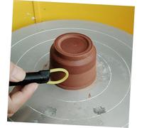 SEWOART Clay Polishing Tool for Pottery and Ceramics PE and Wood Sculpting Rod for Smooth Surface Refinement Texture Control Suitable for Professional Artists and Hobbyists in Workshops