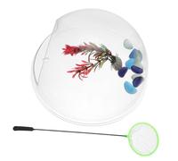 SEWOART Clear Acrylic Wall Mounted Aquarium Diameter Multifunctional Fish Bowl Planter for Hydroponic Propagation Space Saving Transparent Vase for Plants and Betta Fish Home Decor