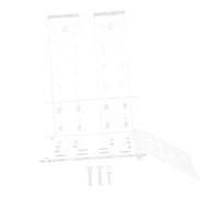 SEWOART Climbing Platform Acrylic Turtle Terrace Resting Area Enhance Reptile Fitness Easy to Install
