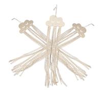 SEWOART Cloud Hair Bow Organizer Headband Holder 3pcs Set, Nordic Style Wooden Wall Hanging Decor for Girls’ Hair Accessories Storage and Nursery Decoration