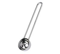 SEWOART Coffee Measuring Spoons Classic Style Stainless Steel 2pcs with Long Handle, One-piece Construction and No Ingredients Residue with High Polish Finish for Kitchen and Home Use