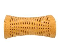 SEWOART Cooling Neck Pillow Breathable Imitation Rattan Summer Cushion for Bathtub Sauna Ergonomic Design Light Beige