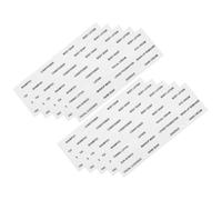 SEWOART Cosmetics Bottle Labels for Travel Toiletry Organization, 20 Sheets PVC Simple Elegant Sub Bottle Sticker for Shampoo Hand Wash Skincare, Peel and Stick, Easy Classification and