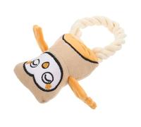 SEWOART Cotton Rope Stuffed Owl Dog Toy Large Squeaky Dog Toy Plush Design for