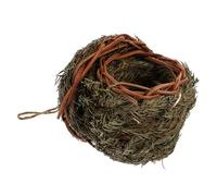 SEWOART Creative Hand Woven Grass Bird Nest for Garden Decor Safe Hanging Birdhouse for Hummingbirds Indoor and Outdoor Nesting Bird Nesting Decoration