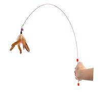 SEWOART Crinkle Cat Toy Interactive Bite Rope Game Wire Hunter Toy Teaser Bell for Kitten