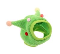 SEWOART Cute Bearded Dragon Hat with Adorable Horns and Pom Pom Ball Soft Breathable Winter Warm Lizard Headgear for Bearded Dragons Geckos Chameleons Small Reptiles and Prop