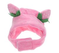 SEWOART Cute Pet Strawberry Hat Headdress for Dog Cat Party Carnival Decorations Fashion Headwear Cap