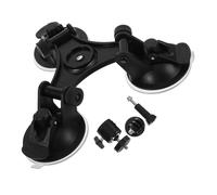 SEWOART Dash Cam Suction Cup Bracket with Strong Triple Suction Mount Adjustable Rotation and Angles for Car Dashboard and Windshield Easy Installation Compact Design for Safer Driving and