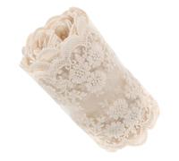 SEWOART Delicate Wide Black Hollow Lace Trim for Sewing Clothing Ruffled Edge Decorative Craft for Elegant Style Handmade DIY Accessories