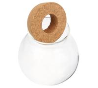 SEWOART Desktop Hydroponic Glass Vase Small Terrarium for Water Planting Chic Decorative Container for Indoor Plants Gift for Plant Lovers Space-saving Home and Office Decor