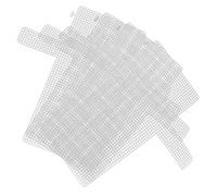 SEWOART DIY Mesh Sheets 4Pcs Plastic Grid Sheets for Handmade Bag Crafting Woven Accessories Suitable for Crochet and Bag Making Projects