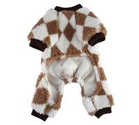 SEWOART Dog Clothes for Parties Festivals Birthdays Portable Puppy Sleepwear Skin-friendly Fashionable Furry Dog Suit