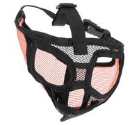 SEWOART Dog Muzzle with Three-hole Design Black for Large Dogs Adjustable Pvc Easy to Put and Take, Anti-bark and Prevents Biting, for Training and Outdoor Use