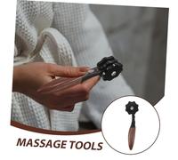 SEWOART Durable Natural Horn Roller for Muscles Large Triple Wheel Body Roller for Deep Tissue Massage Manual Control Tool for Muscle Release and Relaxation for Office Workers and Fitness