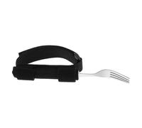 SEWOART Eating Assistance Fork Spoon for Elderly Adaptive Utensils Hand Strap Stainless Steel Cutlery Set for Disabled Rehabilitation Tableware