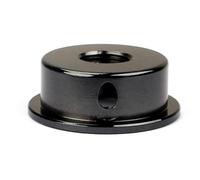 SEWOART Electric Guitar Jack Plate Suitable for Standard 22mm Diameter Hole with 2 Screws Gt151 Black Fits 6.35mm Standard Jack Sockets for Tl Guitar Metal Construction