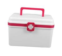 SEWOART Emergency Organizer Box for Family Large Capacity Medicine Storage Box Lockable