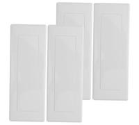 SEWOART Enhance Your Room's Appearance 4pcs Plastic Junction Box Plug Covers Electrical Outlet Cover Plate Set