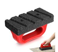 SEWOART Ergonomic Abs Sanding Block with Handle for Masonry Cleaning Tools, Stain Removal, and Concrete Screed Board Use, Suitable for Construction and Cleaning A Variety of Surfaces