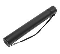 SEWOART Extendable 48-inch Black Telescopic Poster Tube with Carry Strap, Portable Artwork Storage and Mailing Tube for Drawing and Art Supplies Assorted Style