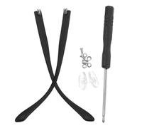 SEWOART Eyeglasses Replacement Temple Arms Legs, Tr90 Glasses Arm Legs, Black Matte, Lightweight Universal Design, Comfortable Eyewear Frame Parts for Glasses Repair
