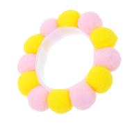 SEWOART Fancy Cat Collar Dog Puppy Collar Soft Plush Comfortable Decorative Small Size Diy Plush Ball Decoration
