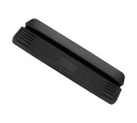 SEWOART Fence Kick Plate Black Pp Plastic Threshold Ramp Stable Handrail Support for Pet and Dog Fences and Driveways Baby Safety Gate Accessory