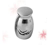 SEWOART Flying Bird Stainless Steel PET Urn for Ashes Commemorative Casket Pendant Suitable for Dogs and Animal Lovers 1.5L Capacity Silver