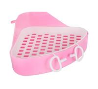 SEWOART Guinea Pig Litter Box Chinchilla Basin Plastic Rabbit Toilet Safe Scratch-resistant Pet Potty Train Your Small Animals