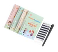 SEWOART Handwriting Practice Book with Grooved Cursive Copybook and Ink Pens Set, Featuring Smooth and Comfortable Edges and Ample Contents, for School Writing Training