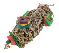 SEWOART Hanging Parrot Chew Durable Birdcage Plaything for Active Parrots Made From Wear Resistant Materials Engaging Design for Fun and Exercise